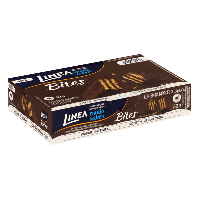 Pack-Chocolate-ao-Leite-Integral-sem-Acucar-Linea-Bites-Caixa-52g-8-Unidades-de-65g-Cada
