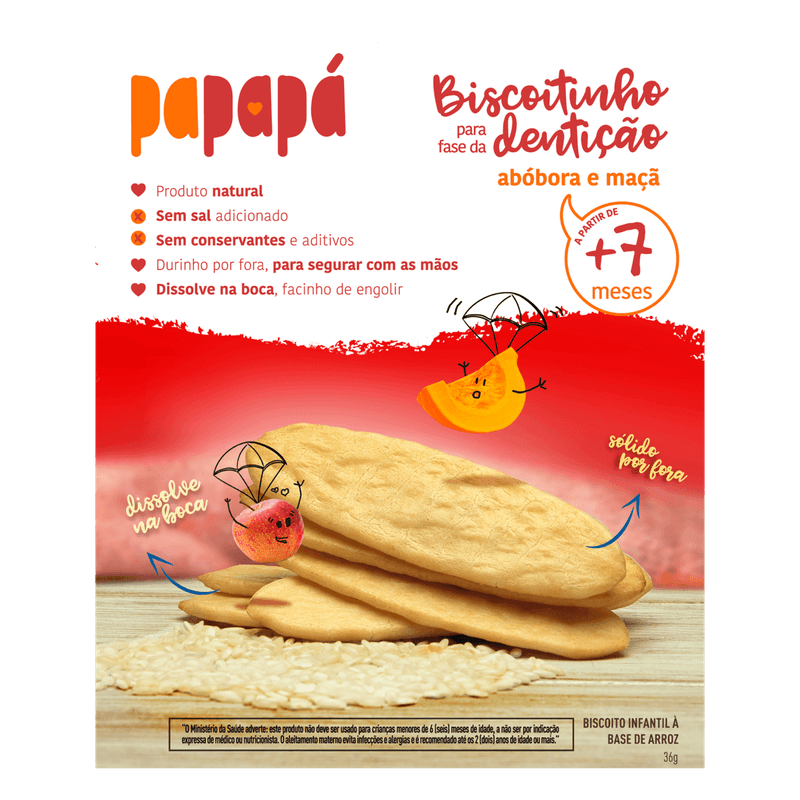 Biscoitinho-para-Denticao-Infantil-de-Arroz-Abobora-e-Maca-Papapa-Caixa-36g