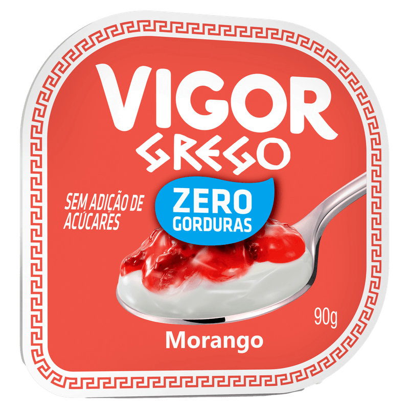 Iogurte-Desnatado-Grego-Calda-Morango-Vigor-Pote-90g