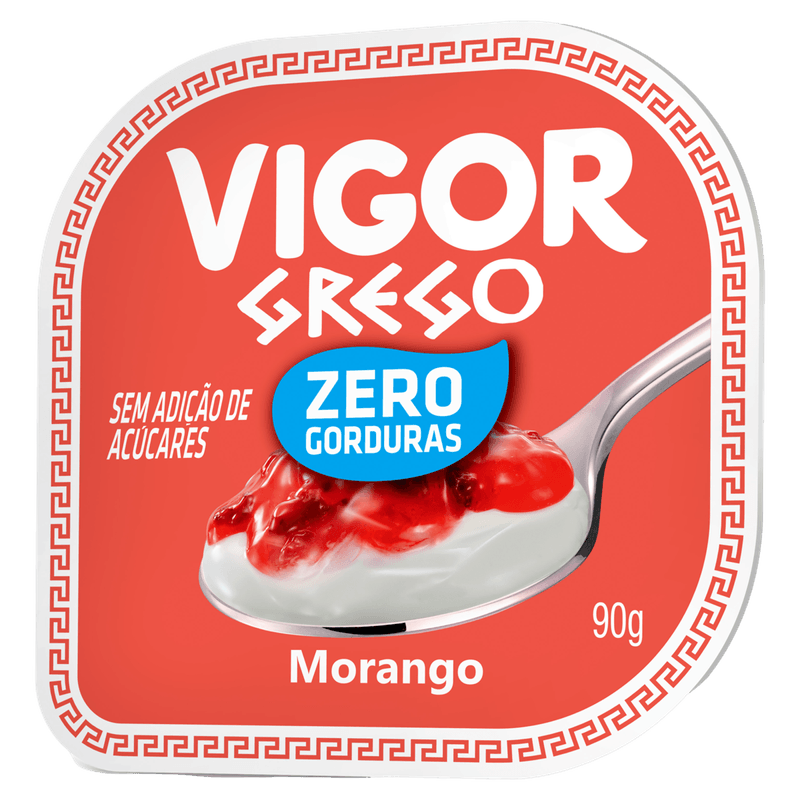 Iogurte-Desnatado-Grego-Calda-Morango-Vigor-Pote-90g