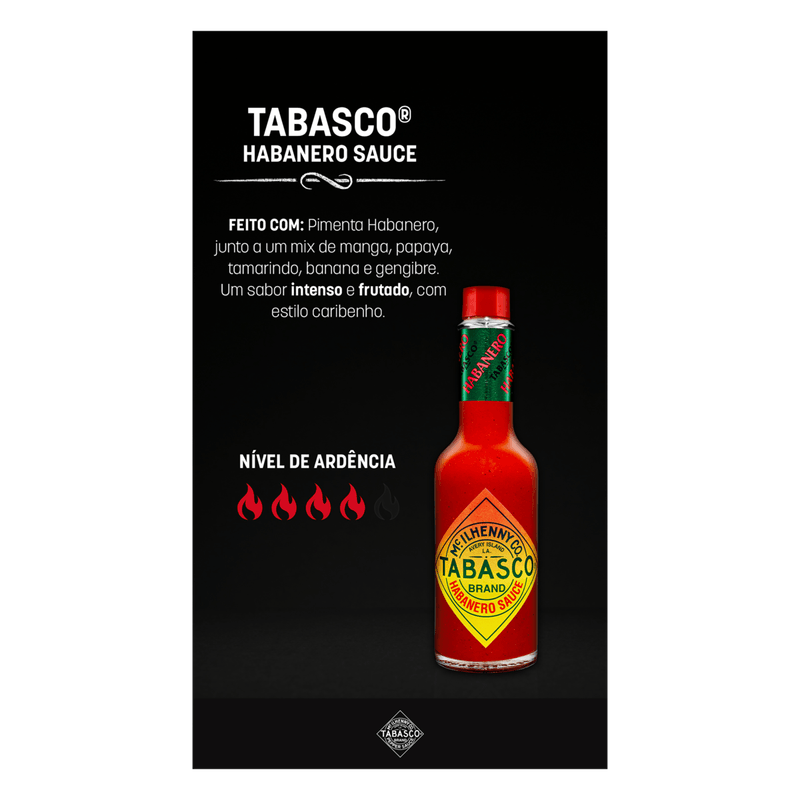 Molho-de-Pimenta-Habanero-Hot-Tabasco-Vidro-60ml