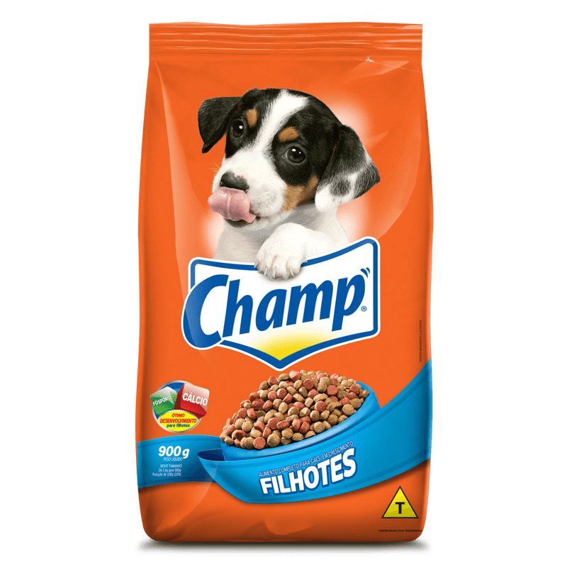 Racao-para-Caes-Filhotes-Champ-Pacote-900g