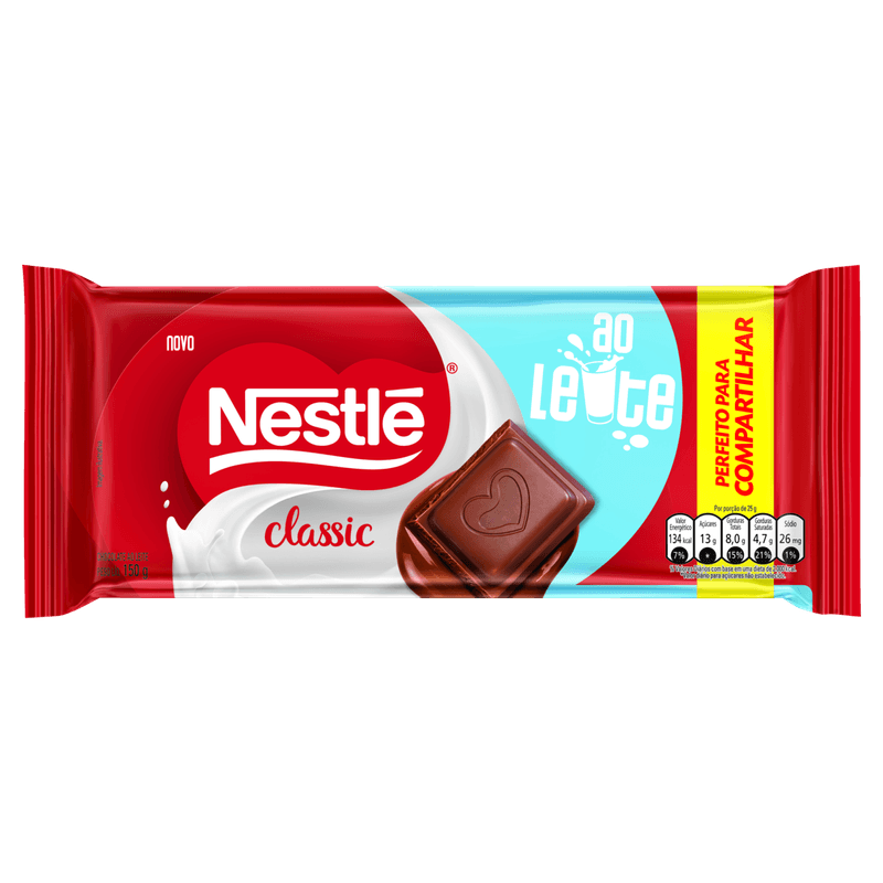 Chocolate-ao-Leite-Nestle-Classic-Pacote-150g