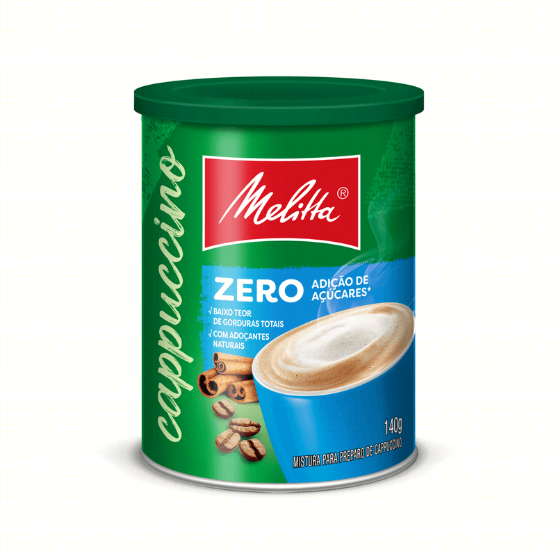 Cappuccino-Soluvel-Melitta-Lata-140g