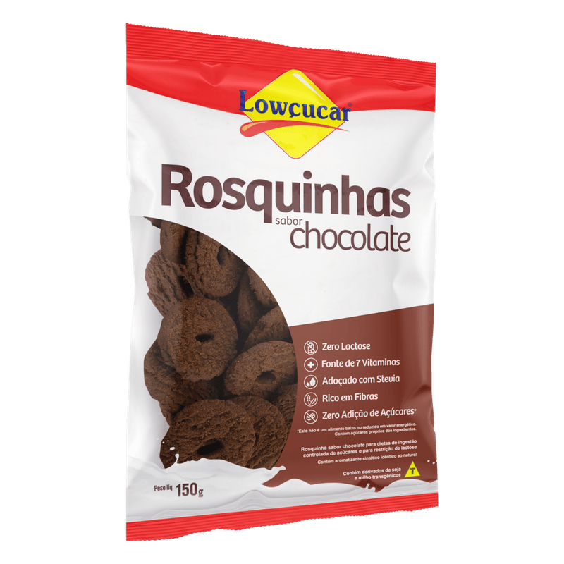 Biscoito-Rosquinha-Chocolate-Zero-Lactose-Lowcucar-Pacote-150g