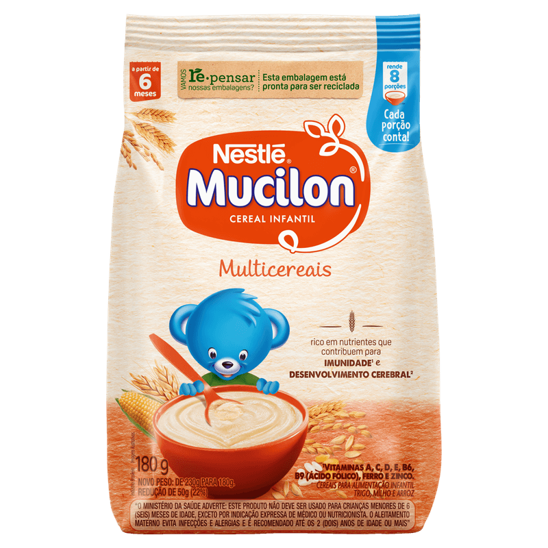 Cereal-Infantil-Multicereais-Mucilon-Pacote-180g