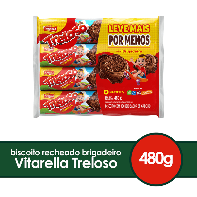 Pack-Biscoito-Recheio-Brigadeiro-Vitarella-Treloso-Pacote-480g-4-Unidades-Leve-Mais-Pague-Menos