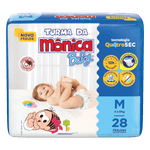 Fralda-Descartavel-Turma-da-Monica-Baby-M-Pacote-28-Unidades