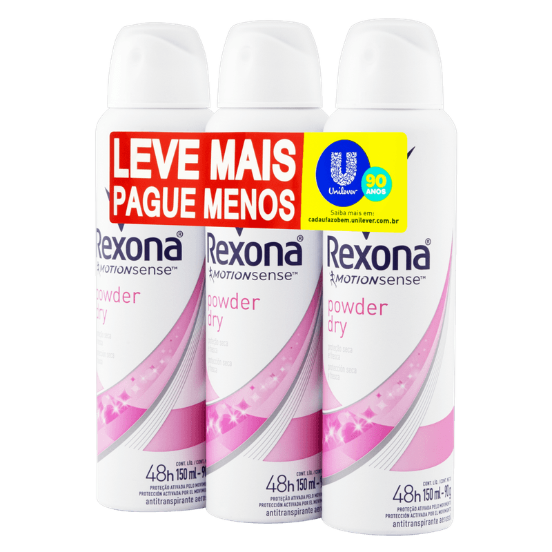 Pack-Antitranspirante-Aerossol-Powder-Dry-Rexona-Motionsense-3-Unidades-150ml-Cada-Leve-Mais-Pague-Menos