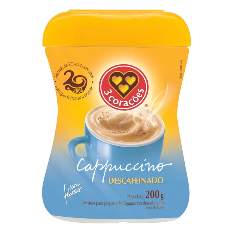 Cappuccino-Soluvel-Descafeinado-3-Coracoes-Pote-200g