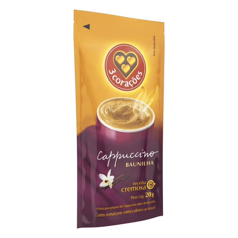 Cappuccino-Soluvel-Baunilha-3-Coracoes-Sache-20g