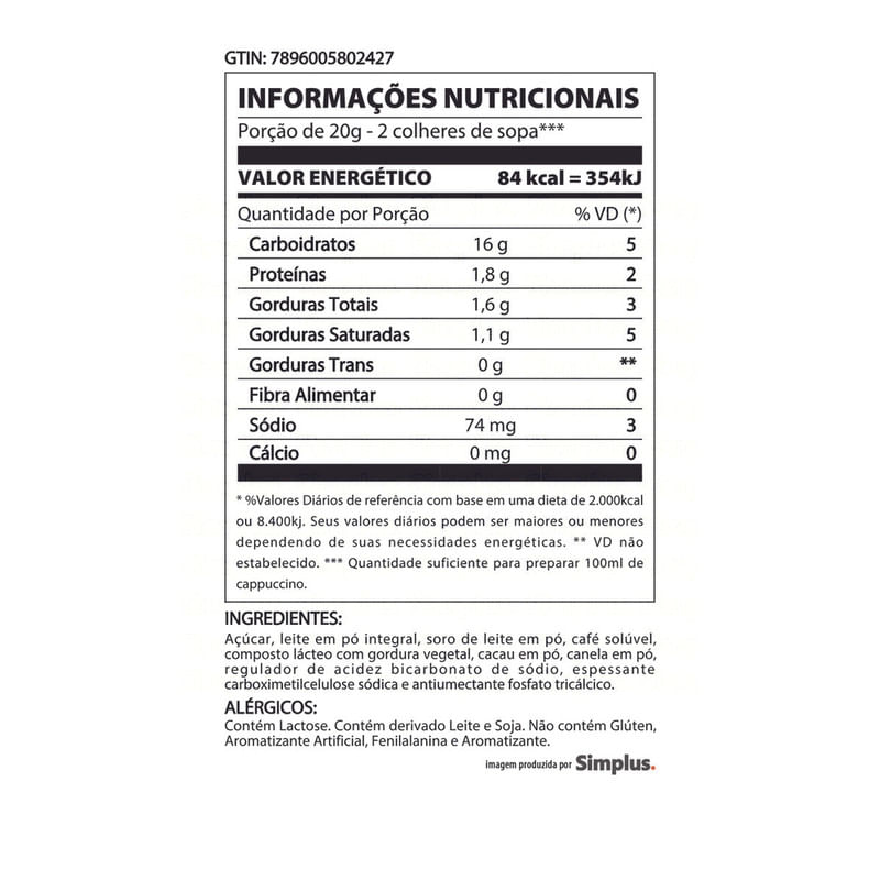 Cappuccino-Soluvel-Canela-3-Coracoes-Sache-20g