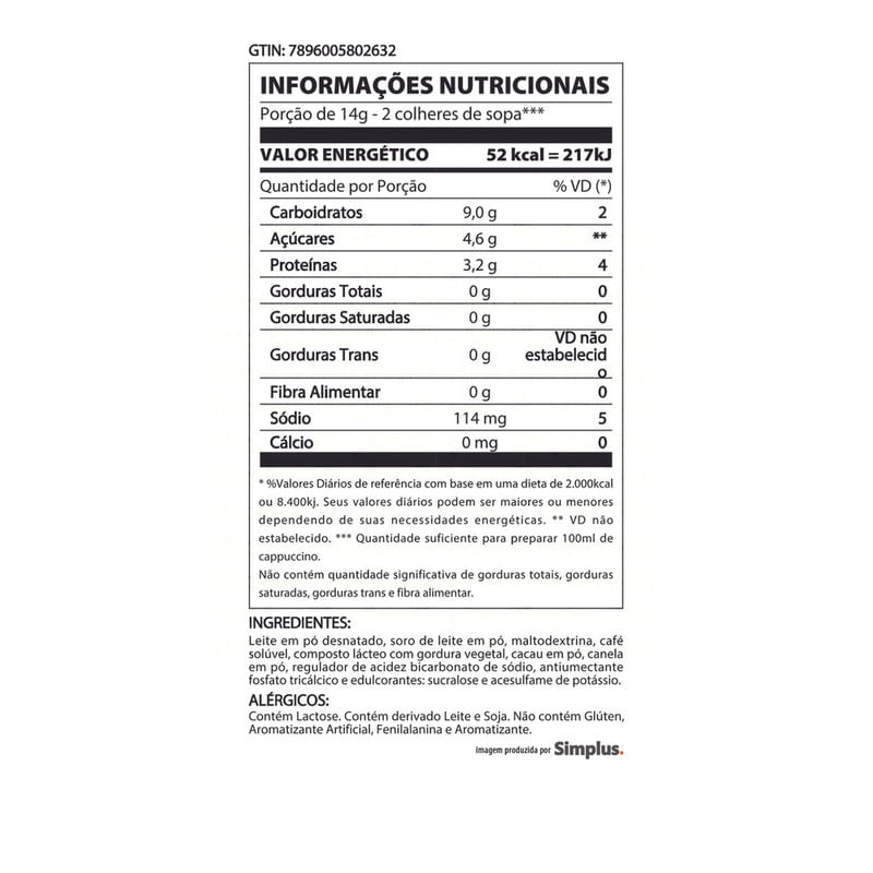 Cappuccino-Soluvel-Light-3-Coracoes-Caixa-140g-com-10-Unidades