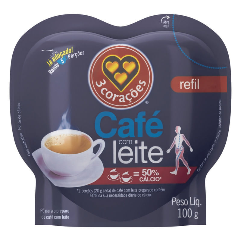 Cafe-com-Leite-Soluvel-3-Coracoes-100g-Refil