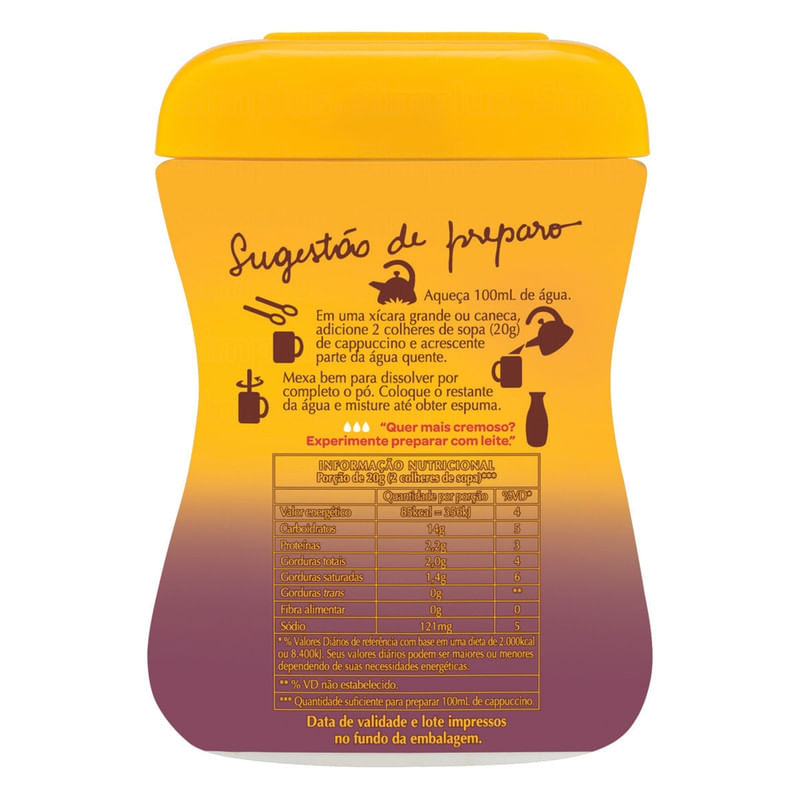 Cappuccino-Soluvel-Baunilha-3-Coracoes-Pote-200g