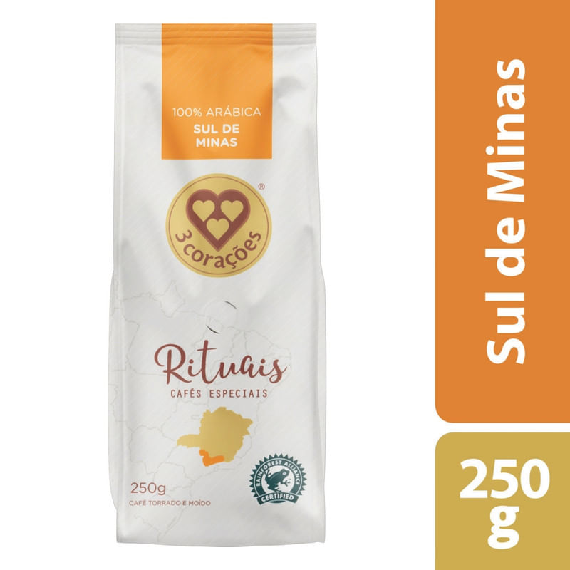 Cafe-Torrado-e-Moido-Sul-de-Minas-Pacote-3-Coracoes-Rituais-250g