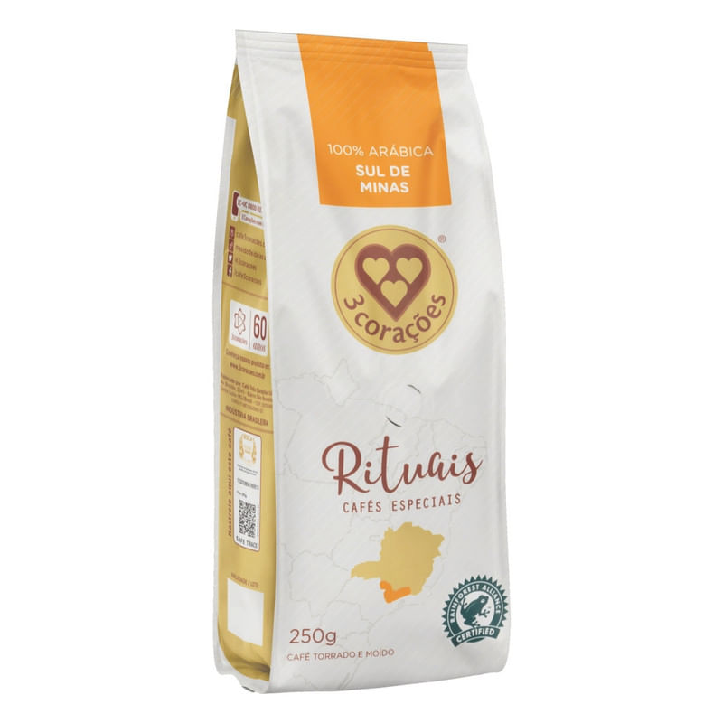 Cafe-Torrado-e-Moido-Sul-de-Minas-Pacote-3-Coracoes-Rituais-250g