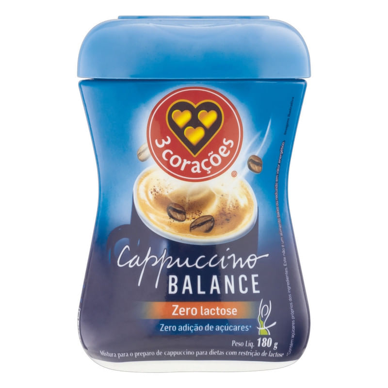Cappuccino-Soluvel-Zero-Lactose-3-Coracoes-Balance-Pote-180g