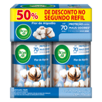 Pack-Neutralizador-de-Odores-Flor-de-Algodao-Freshmatic-Bom-Ar-Frasco-2-Unidades-250ml-Cada-Gratis-50--de-Desconto-no-Segundo-Refil