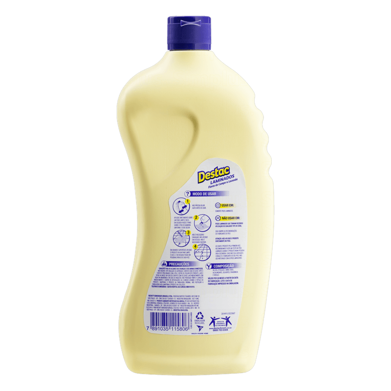 Limpador-para-Pisos-Laminados-Uso-Direto-3-em-1-Flores-do-Campo---Lavanda-Destac-Squeeze-750ml