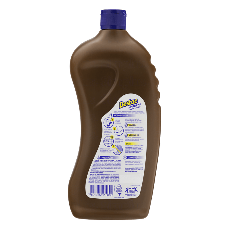 Limpador-para-Pisos-de-Madeira-Lavanda---Vanilla-Destac-Frasco-750ml