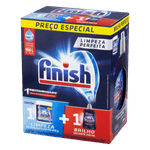 Kit-Detergente-em-Po-Power-Powder-Advanced-450g---Secante-Abrilhantador-para-Maquina-de-Lavar-Loucas-250ml-Finish-Caixa-2-Unidades