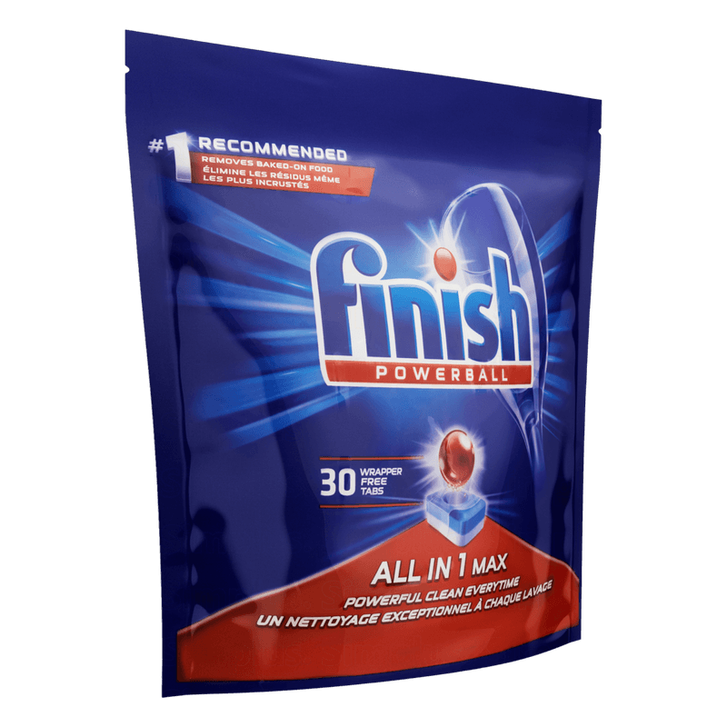 Detergente-Tablete-para-Maquina-de-Lavar-Loucas-Finish-Powerball-All-In-1-Max-Pacote-510g-com-30-Unidades