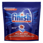 Detergente-Tablete-para-Maquina-de-Lavar-Loucas-Finish-Powerball-All-In-1-Max-Pacote-510g-com-30-Unidades