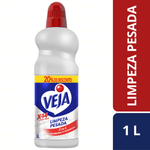 Limpador-e-Desinfetante-Limpeza-Pesada-para-Uso-Geral-Cloro-Ativo-Veja-X-14-Frasco-1l-Gratis-20--de-Desconto