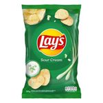 Batata-Frita-Lisa-Sour-Cream-Creme-Sabor-Cebola-Lay-s-Pacote-135g