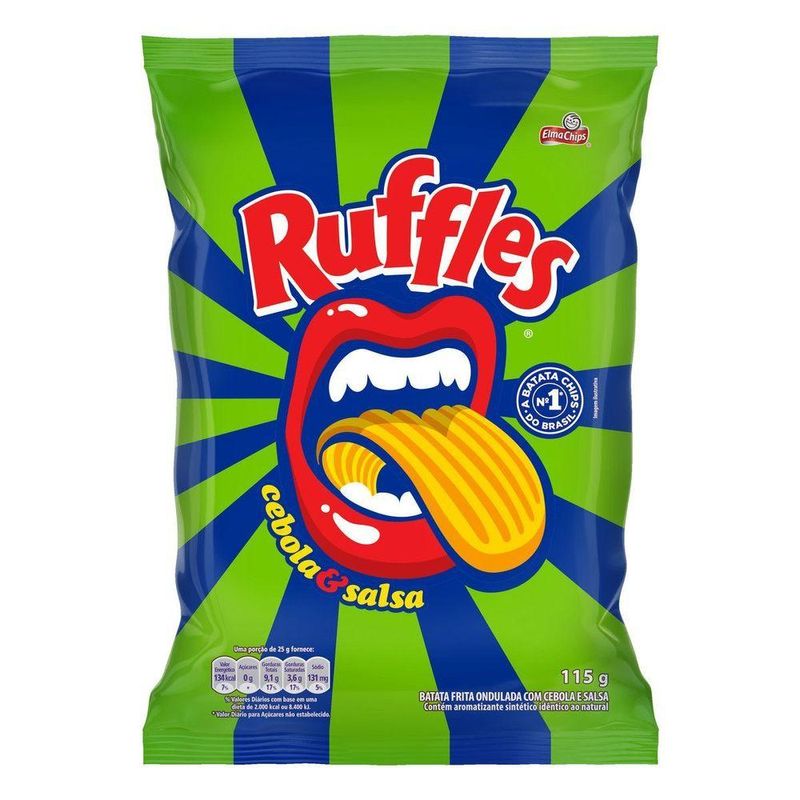 Batata-Chips-Ruffles-Cebola---Salsa-Elma-Chips-Pacote-115g