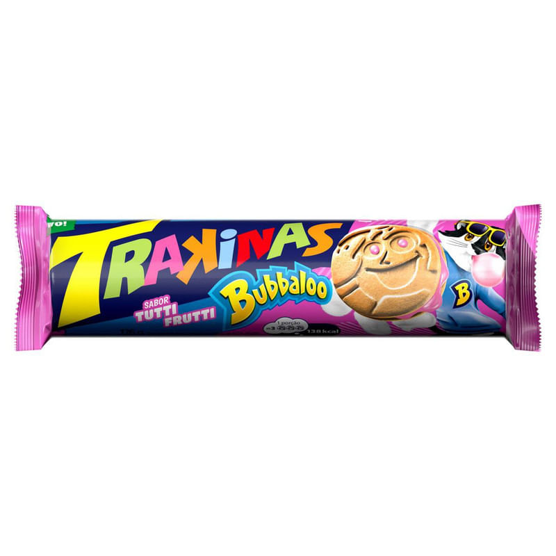 Biscoito-Trakinas-Recheado-de-Tutti-Frutti-Bubbaloo-Pacote-126g-Novo