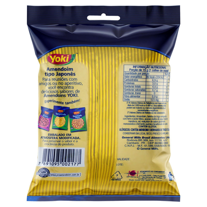 Amendoim-Japones-Yoki-Pacote-150g