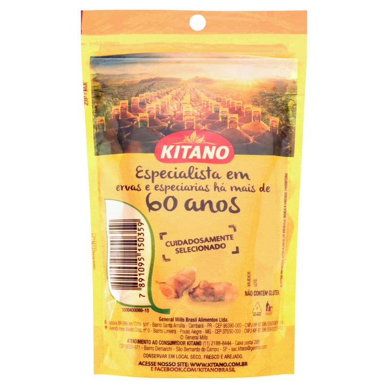 Acafrao-da-Terra-Kitano-Pacote-50g