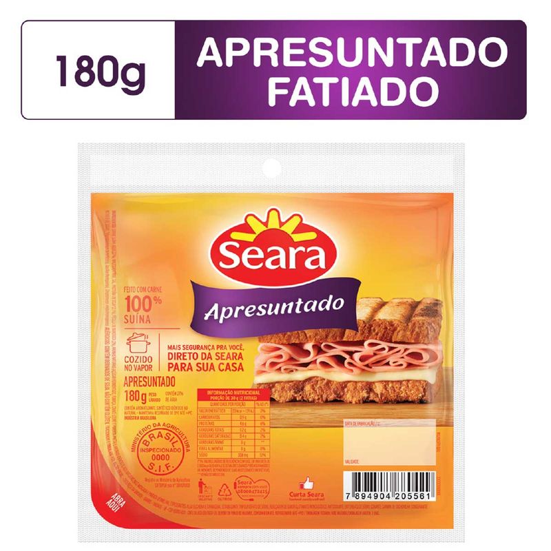 Apresuntado-Fatiado-Seara-Cartela-180g
