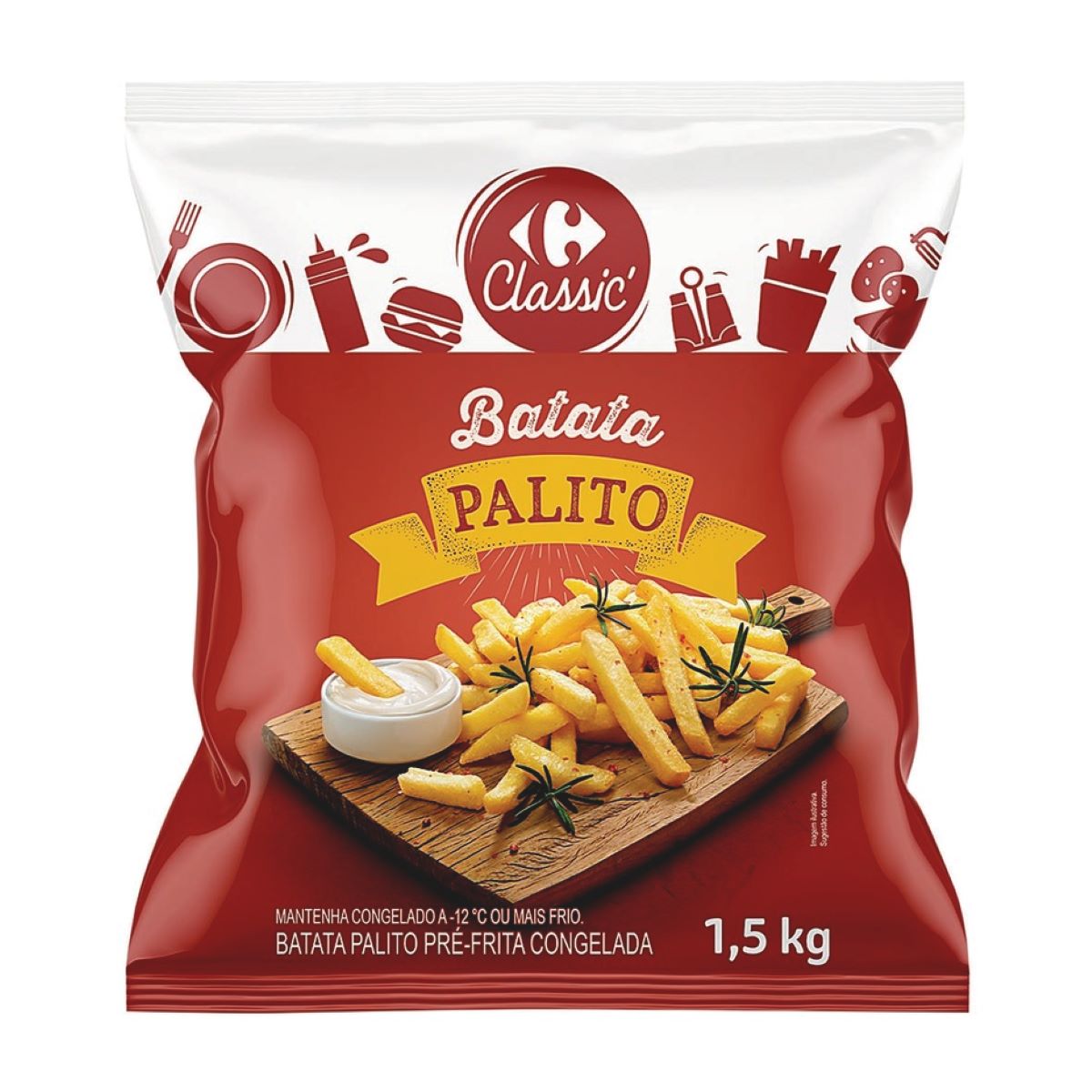 Batata Frita Congelada Carrefour Classic Pacote 1 5kg batata-frita-congelada-carrefour-classic-pacote-1-5kg