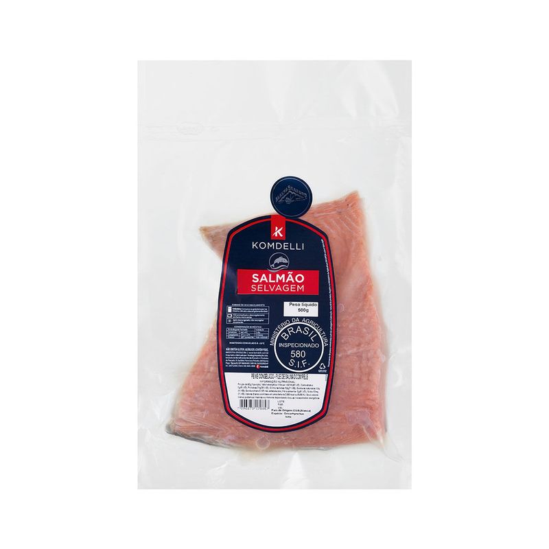 File-de-Salmao-Congelado-Komdelli-Pacote-500g