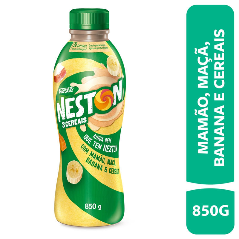 Iogurte-Desnatado-Mamao-Maca-Banana-e-Cereais-Neston-Nestle-Garrafa-850g