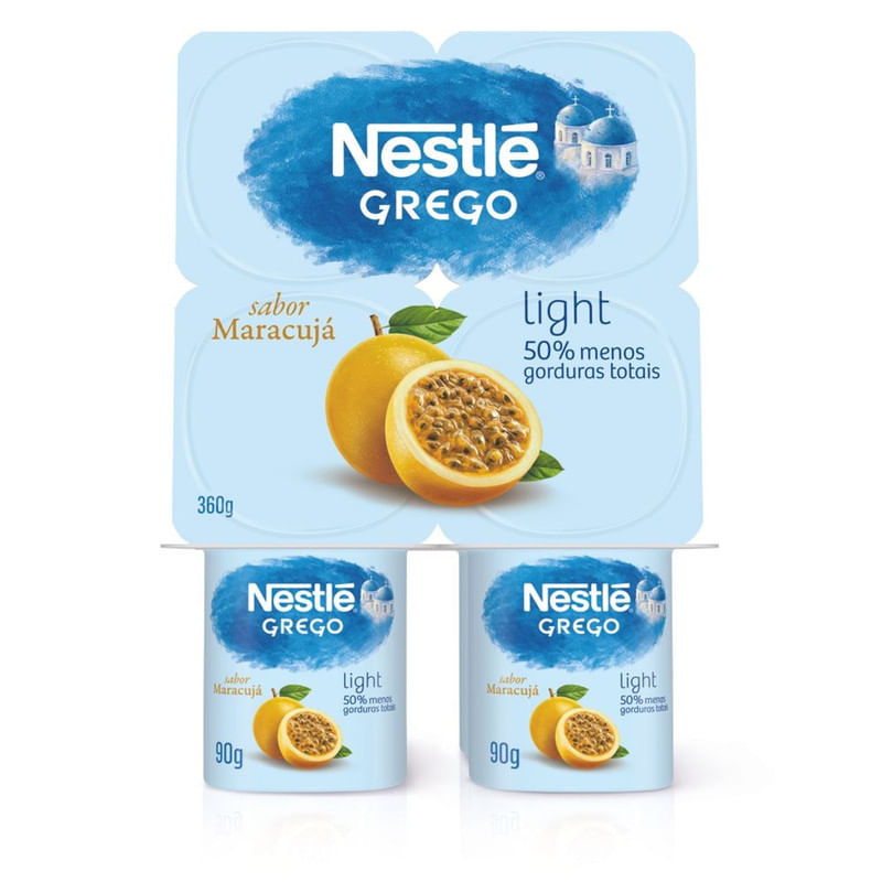Iogurte-Desnatado-Grego-Maracuja-Light-Nestle-Bandeja-360g-com-4-Unidades