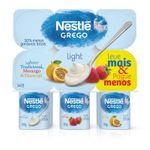 Iogurte-Grego-Tradicional---Morango---Maracuja-Light-Nestle-Bandeja-com-6-Unidades-Leve-Mais-Pague-Menos