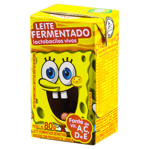 Leite-Fermentado-Tradicional-Bob-Esponja-Elege-Caixa-80g