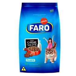 Alimento-para-Gatos-Filhotes-Carne-e-Leite-Faro-Pacote-1kg
