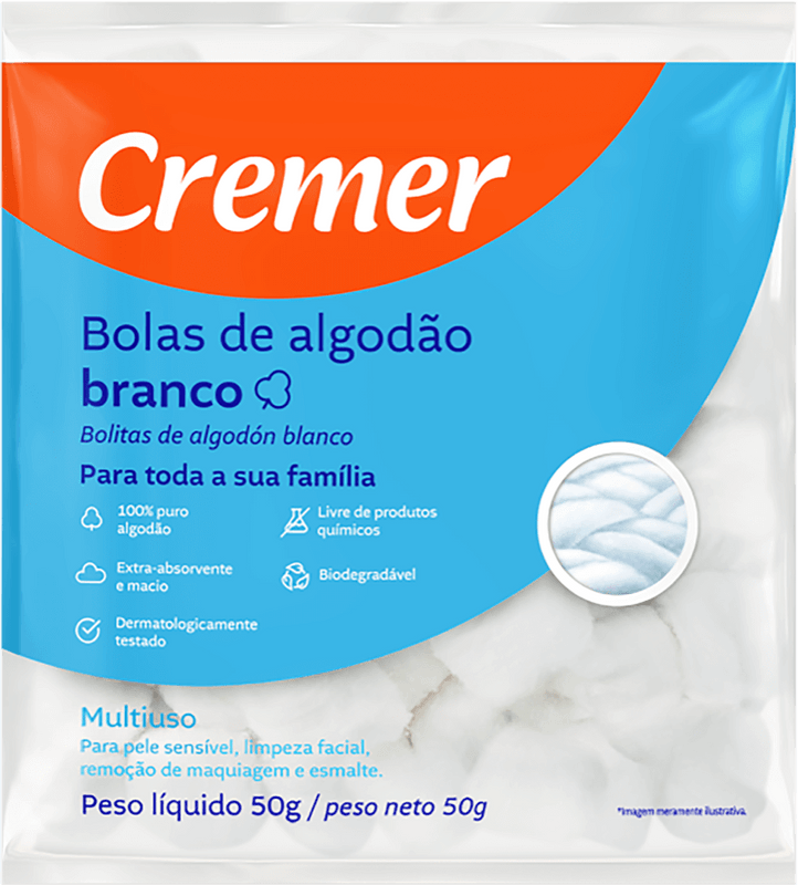 Algodao-Bolinha-Branco-Cremer-Pacote-50g