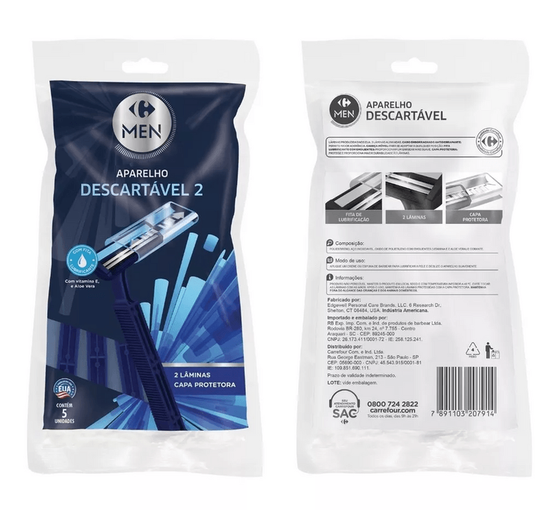 Aparelho-de-Barbear-Descartavel-Carrefour-Men-2-Laminas-Pacote-2-unidades