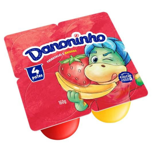 Petit-Suisse-Danoninho-Banana-e-Morango-Bandeja-160g