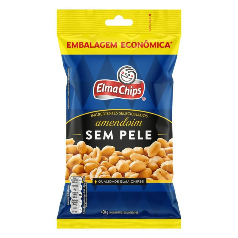 Amendoim-sem-Pele-Elma-Chips-Pacote-400g