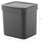 Lixeira-de-Pia-Cinza-Chumbo-Trium-25l