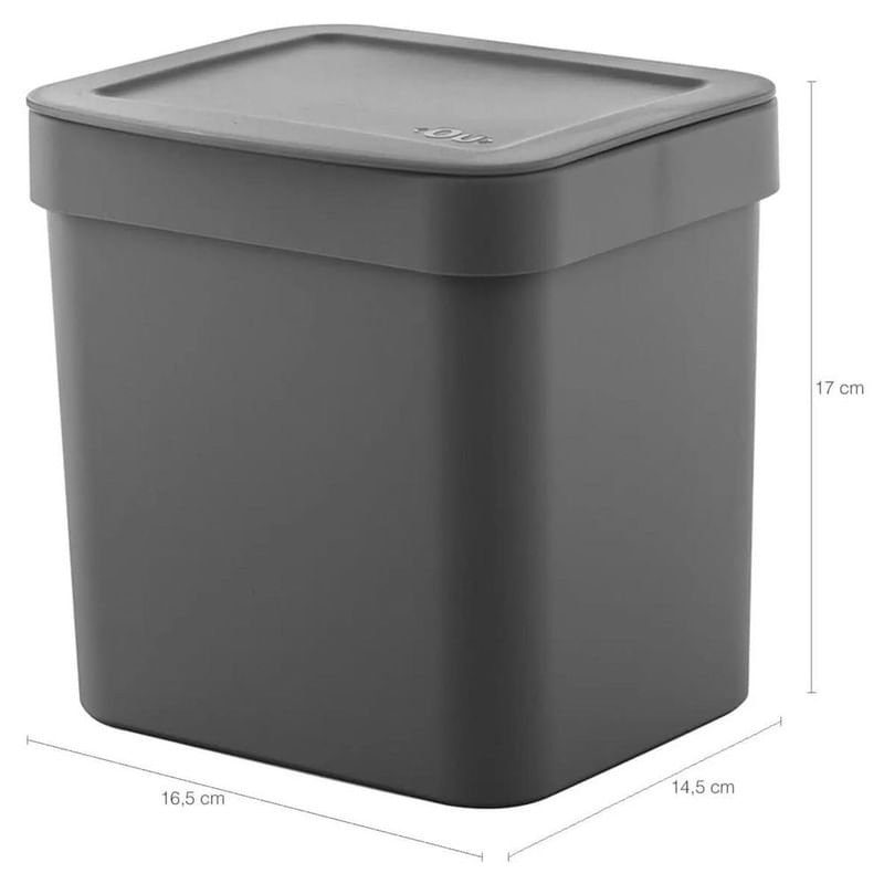 Lixeira-de-Pia-Cinza-Chumbo-Trium-25l