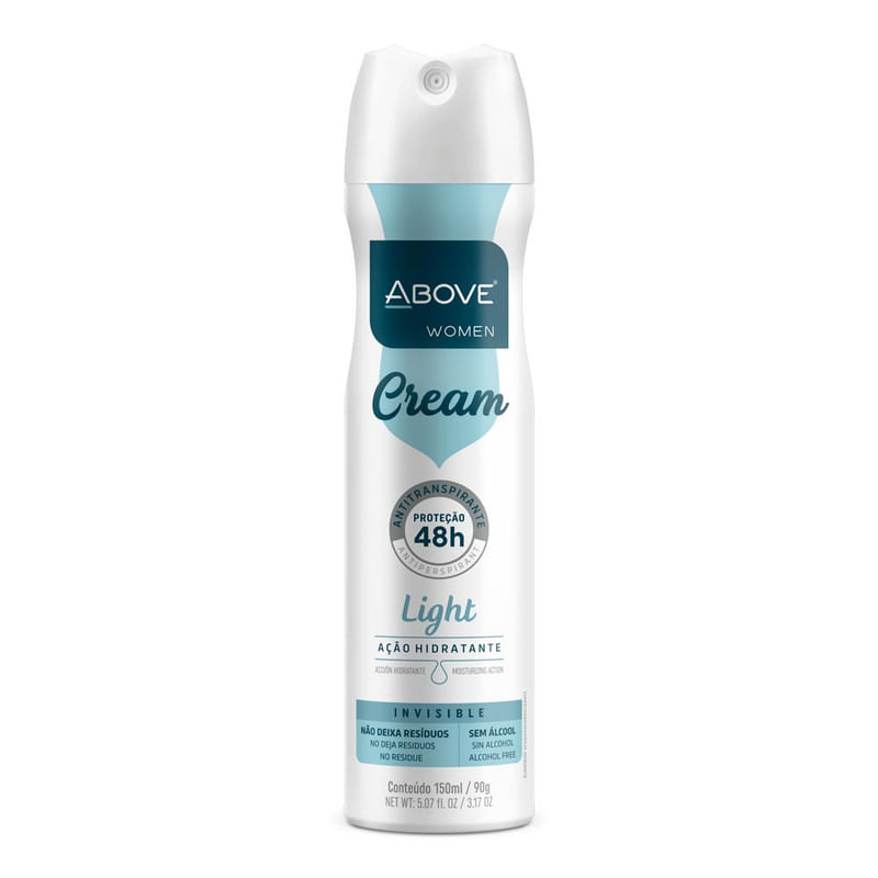 Desodorante-Feminino-Cream-Light-Above-Aerossol-150ml