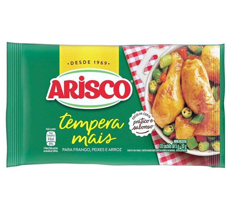 Tempero-em-Po-para-FrangoPeixes-e-Arroz-Arisco-Tempera-Mais-Pacote-50g
